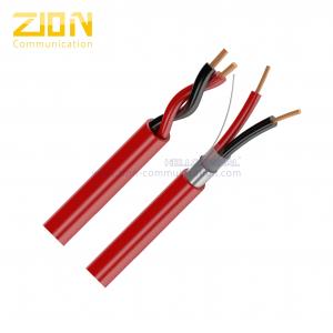 China Plenum-Rated Fire Alarm Cable 12AWG 2C Solid Copper for Fire Protective Circuits on sale
