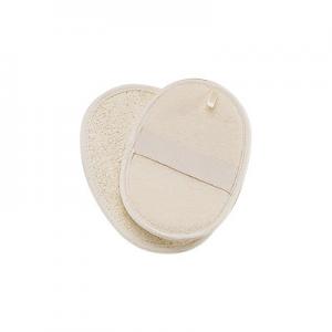 China Women Natural Oval Scrubber Loofah Bath Pad For Removing Dead Skin on sale