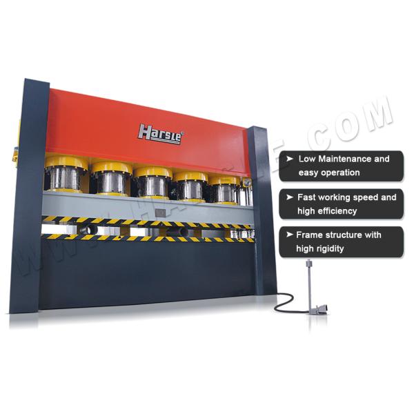 HARSLE metal door frame hydraulic press embossing machine with good configuration