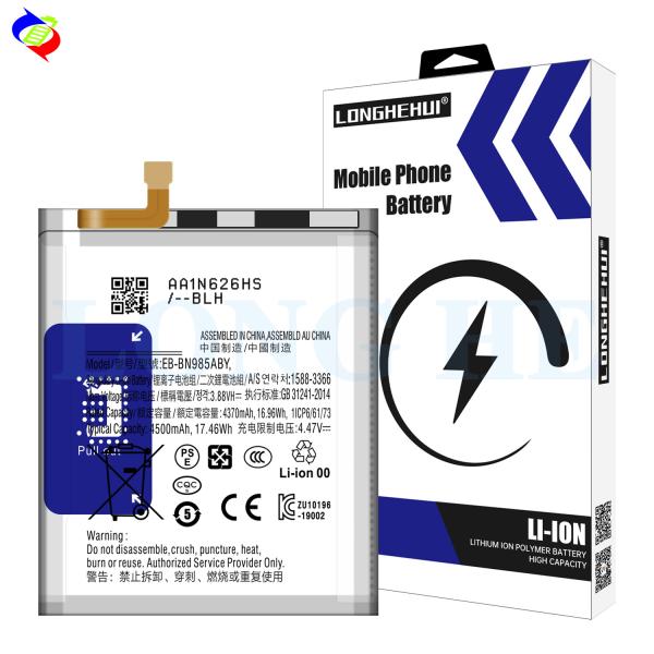 100% 0 Cycle EB-BN985ABY Lithium ion Battery For Samsung Note20 Ultra phones batteries