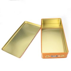 China Small Square Metal Tin Boxes For Candle Large Round Moon Cake Packaging Round wholesale