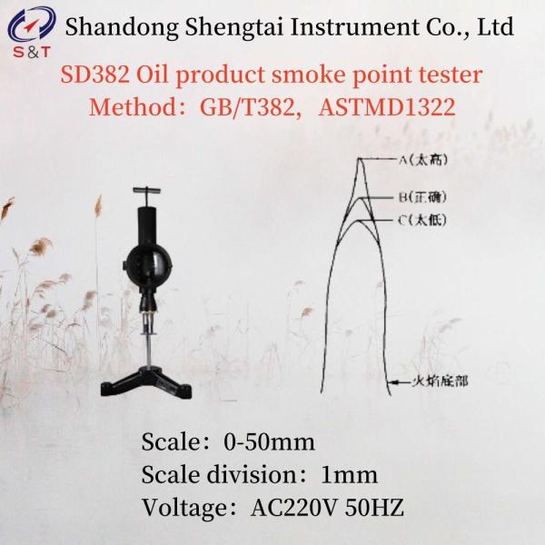Scale 0-50mm Smoke Point Apparatus For Kerosene Astm D1322 Scale Division 1mm Ac220v 50hz
