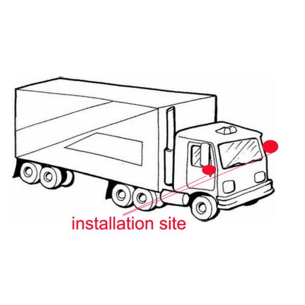 Glass Fiber Truck Radio Antenna , Car Fm Antenna 2 / 3 / 4 Foot Site In Mirror