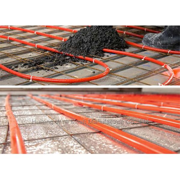 2'' x 2'' Square Mesh 1.25m x 2.5m Galvanized Welded Wire Mesh Panels For Floor Warming And Heating