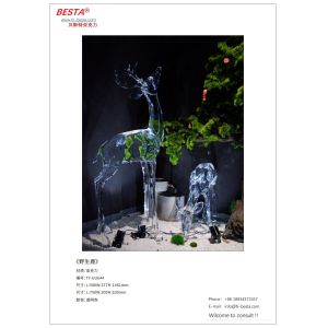 Modern Style Technique Sculpture Acrylic Art Sculptures with Smooth Finish