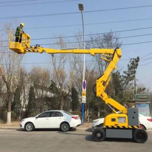 China Diesel Engine / Battery 16m 18m 20m Mobile Man Lifting Platform For Aerial Works on sale