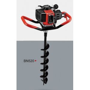 China Gasoline Powered Hand Held Hole Digger 52CC Displacement Single Cylinder wholesale