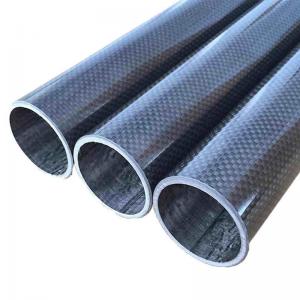 China Nonmagnetic Electromagnetic 100% 3K Carbon Fibre Tube Good Flexibility on sale