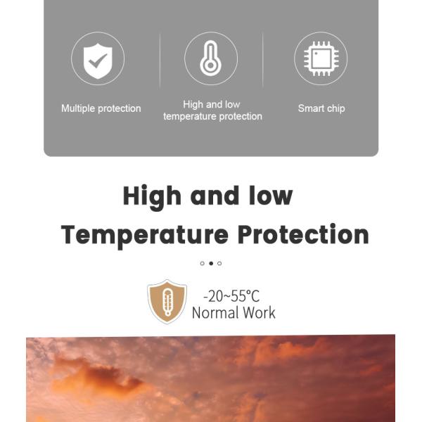 12V 120ah Portable Battery Power Station Multifunction Solar Camping Generator