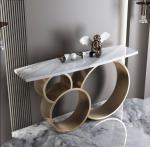 Luxury Crystal Venetian Mirrored Console Table Rectangular