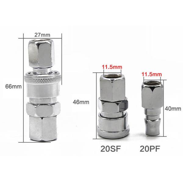 Type C Self Locking Air Pipe Connector / Pneumatic Pipe Connector Pp-30 Sm Sf Pm