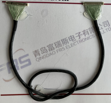 400mm Radio LVDS Wire Harness , Awg42 LCD Wire Harness