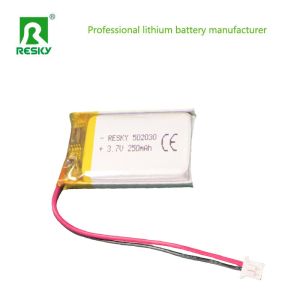 Lithium Polymer Lipo Battery Cell 502030 3.7v 250mAh For Bluetooth Speaker