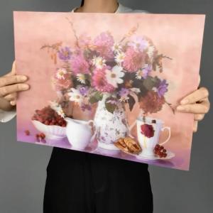 China PP 40X30cm 3D Lenticular Printing Wallpaper For Home Decoration wholesale
