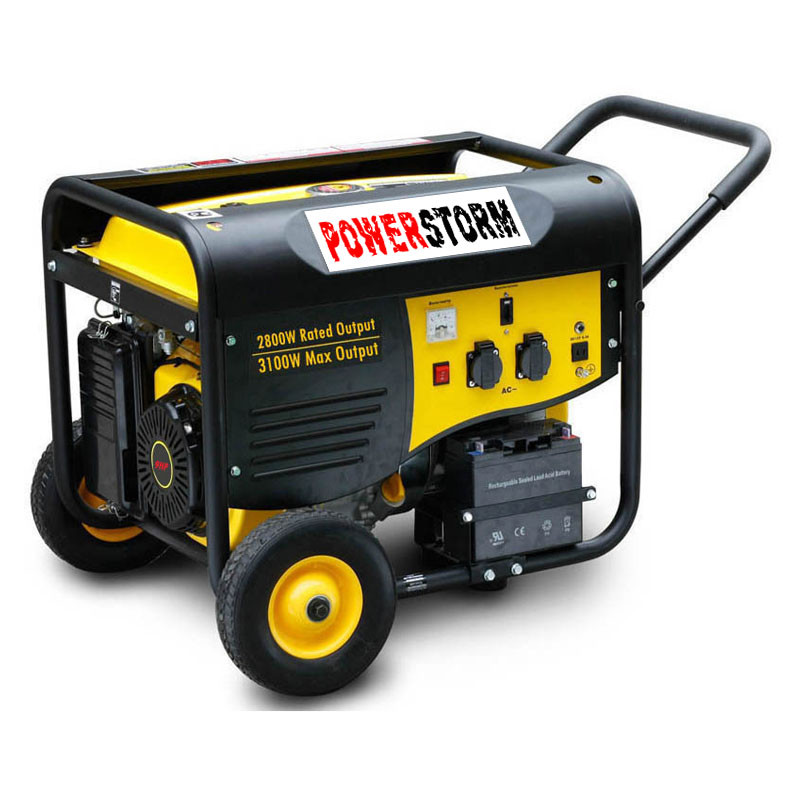 China 2.8KVA Gasoline Generator with Handle &amp; Wheels wholesale