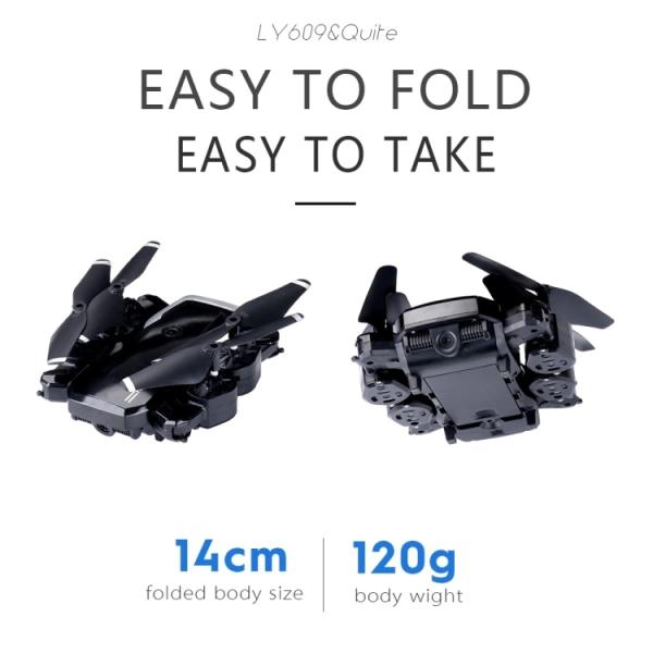 New style 2.4Ghz 4CH Altitude Hold Headless Mode One Key Return if609 RC Quadcopter Foldable Drone 4K
