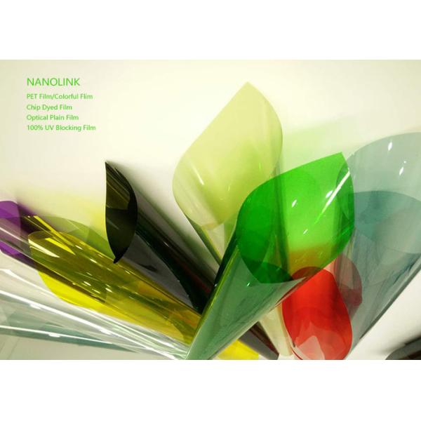 Energy Saving Solar PET Window Film For Vehicle / House Windows Customized Color