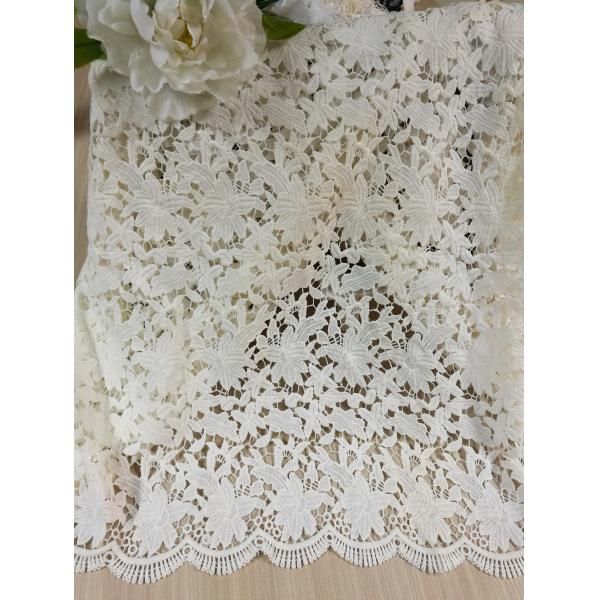 Quality 120cm Allover Lace Fabric Embroidery Multipattern OEKO TEX 100 Approved for sale