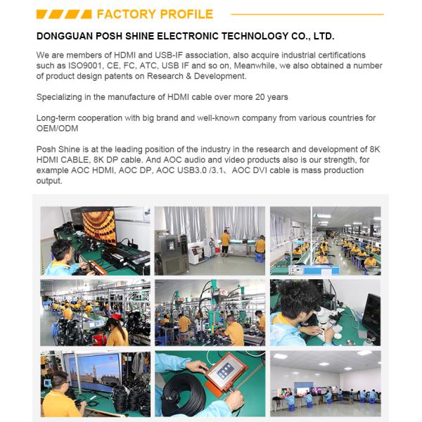 ODM 24k Gold Plated AOC HDMI Cable 4K HDR EARC Hdmi Fiber Optic Launch Cable
