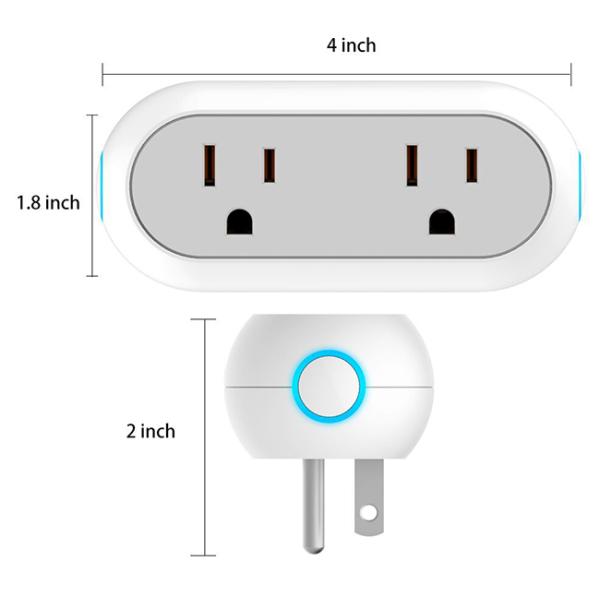 Wireless Wifi Smart Plug Outlet Work With Amazon Alexa Echo And Google Home