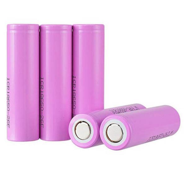 RoHS 3.7V Li Ion 1500mAh 15C 18650 Lithium Battery Cells