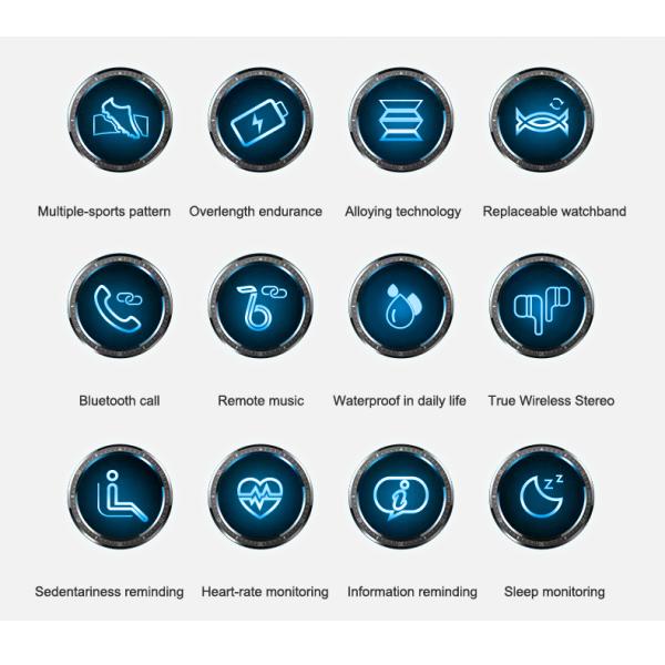 Shenzhen smart bracelet heart rate blood pressure wristband men women fitness tracker watch