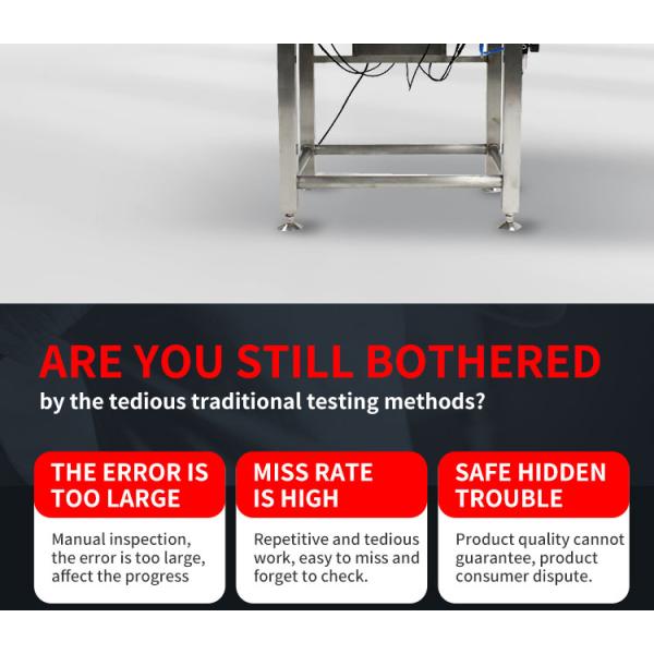 High Accuracy Conveyor Belt Automatic Check Weigher High Speed For Food Industry