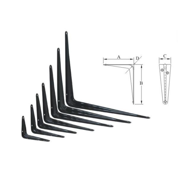 China Waterproof Library Shelf Brackets , Strong Metal Bookshelf Wall Brackets on sale