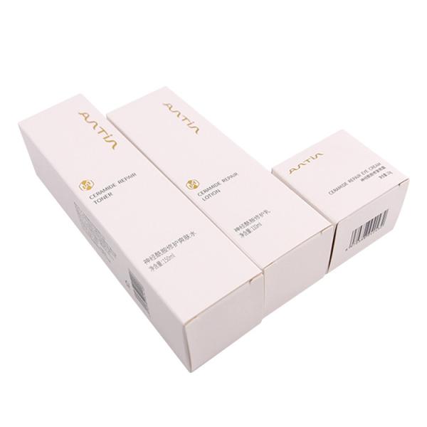 Skin Care Cosmetic Packaging Boxes Personalized Matt Lamination 48mmx48mmx160mm