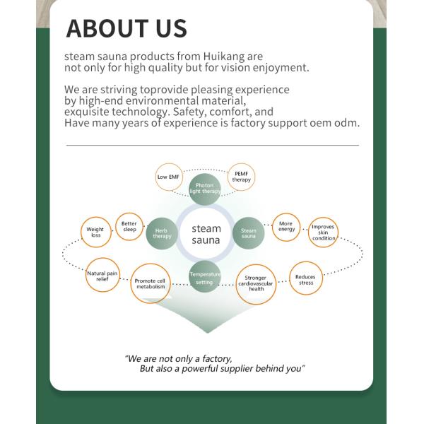 Waterproof Ozone Therapy Capsule Herbal Steam Bath Spa Treatment