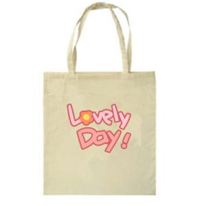 China Fashionable cotton canvas printed tote bag. on sale
