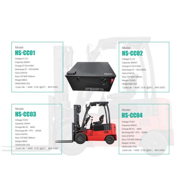 High- 51.2v 300ah Lifepo4 Battery For Electric Forklift 15kwh Capacity OEM/ODM Accepted