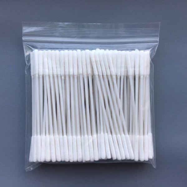 Mobile Phone Cotton Bud Swab , Plastic Cotton Swabs 2 Mm Head Width