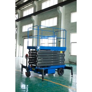 China Building Upright Hydraulic Aerial Work Platform Lifter 125 Kg 450kg 10M Auxiliary Equipments wholesale