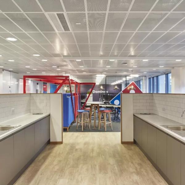 T Bar 0.5mm Expanded Metal Ceiling Tiles Welded Frame Mesh Drop Ceiling Tiles