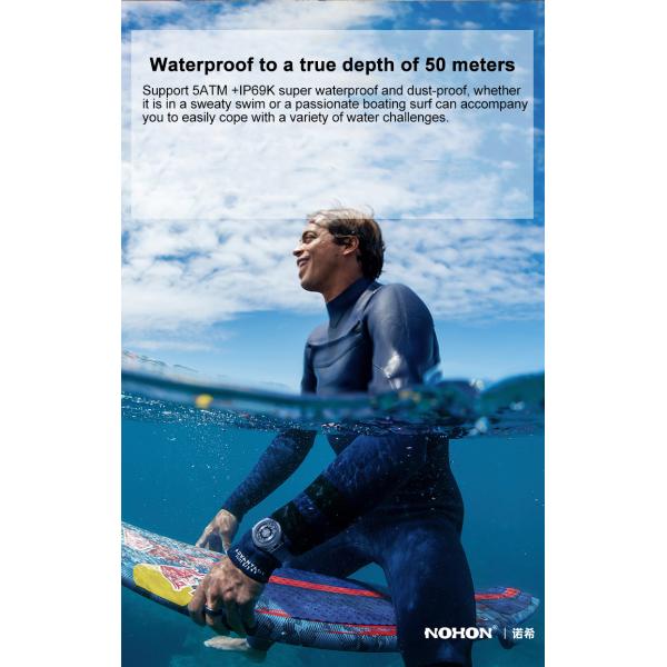 NEW NOH-ON N18 SmartWatch Health Monitoring Men Women OpenHarmony Tracker Full Touch Screen Smart Watch