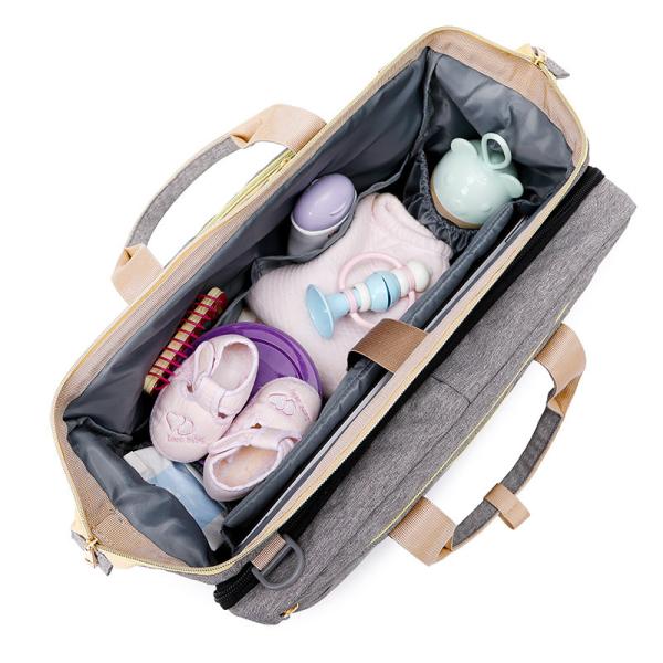 OEM Flap Nappy Large Capacity Backpack Diaper Bag 40*19*32CM
