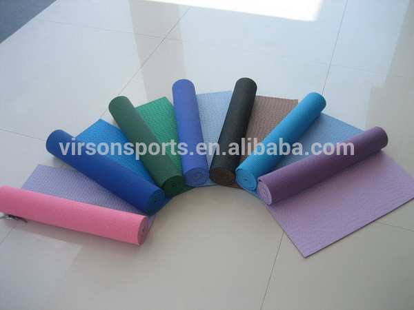 Ningbo Virson durable eco pvc yoga mat for sports. Gym pvc yoga mat . fitness
