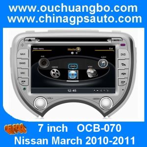 Ouchuangbo A8 Chipset 3G WiFi S100 For Nissan March 2010-2011 Car GPS Navi DVD