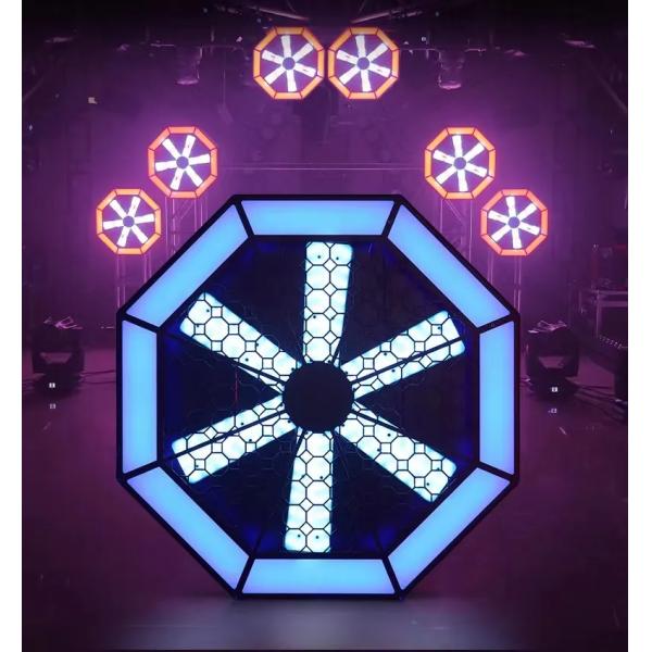 LED Matrix Stage Effect Light With 93 Ra Color Rendering Index And Rotating Fan