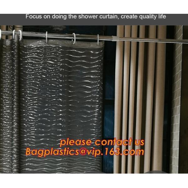 Custom Polyester Printing Shower Curtain, waterproof fireproof hook kids bathroom shower curtains, PEVA Shower curtain f