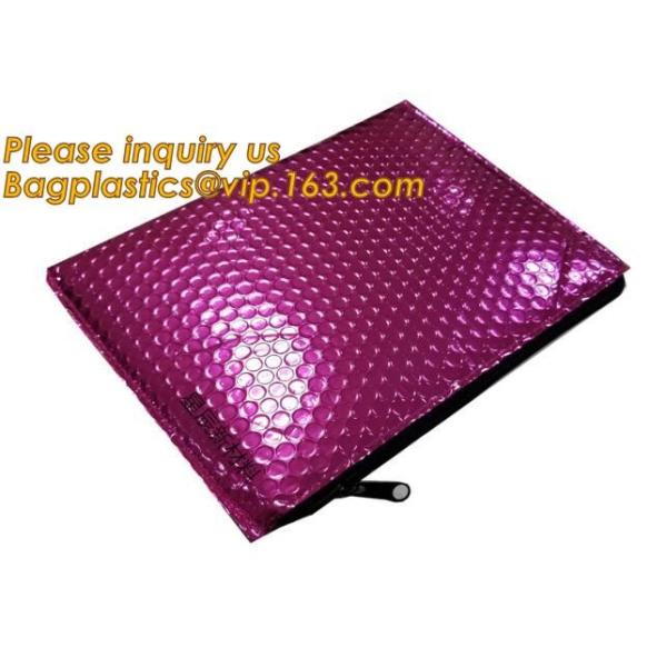 Bubble k bag/bubble slider bag/bubble zipper bag customize color size printing,Bubble Padded Bag EPE/PO Film Bag E