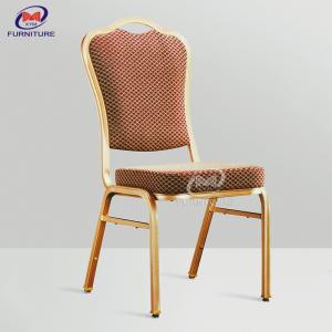 China Luxury Stackable Hotel Banquet Chair Non Upholstered Dining Chairs With Adjustable Foot Plug wholesale