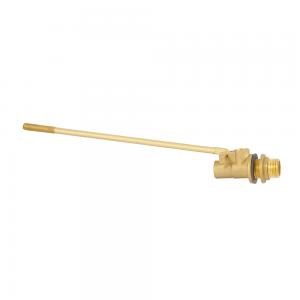 China MNPT Connection 1/2 Brass Float Ball Valve With Low Pressure Plastic Cock on sale