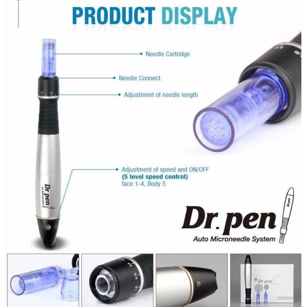 dermapen electric derma pen anti-hair removal pen derma & derma pen needle cartridge