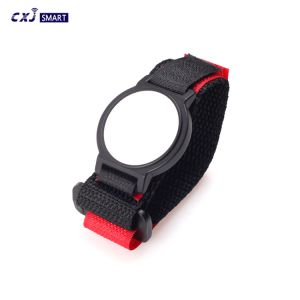 China Nylon RFID Wristband Woven nfc bracelet wholesale