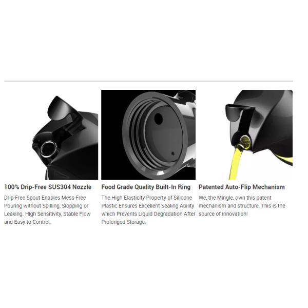 250ml Glass Seasoning Containers , Glass Cooking Oil Dispenser For BBQ Salad