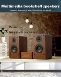 Rhythm Rechargeable Bookshelf Speakers with USB Connection and Music Function