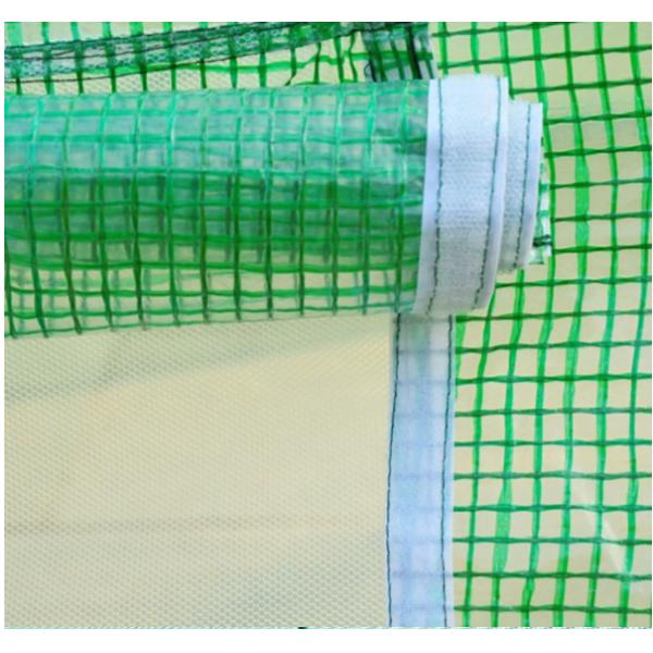 Windproof Walk In Tunnel Greenhouse UV Layer Protection Plastic Connectors