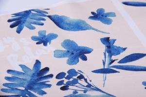 Digital Inkjet Printing / Cotton Canvas Fabric With Beautiful Pattern